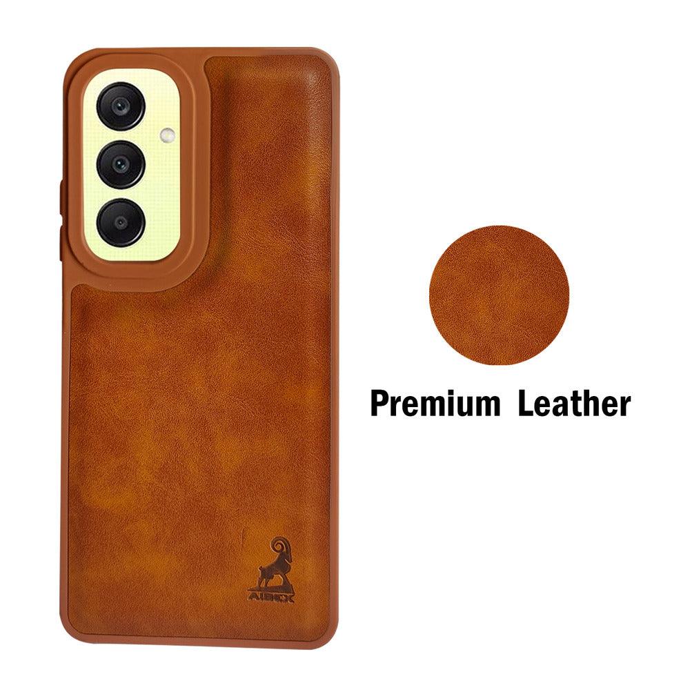 Aibex Shield Back Cover For Samsung Galaxy A25 5G | Vegan Leather - Aibex